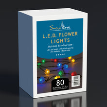 40 Multi-Colour LED Flower String Lights