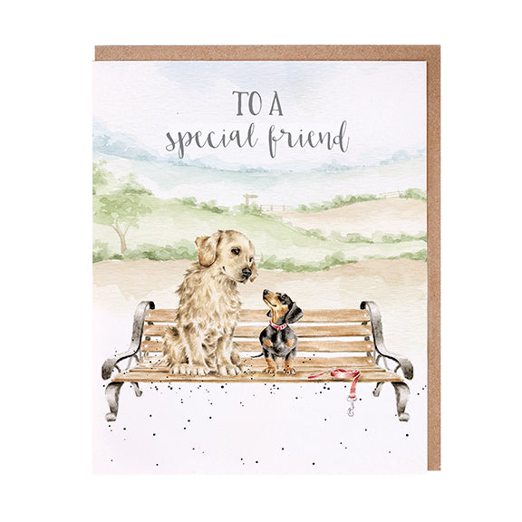 Friendship 'Special Friend' Dog Single Card