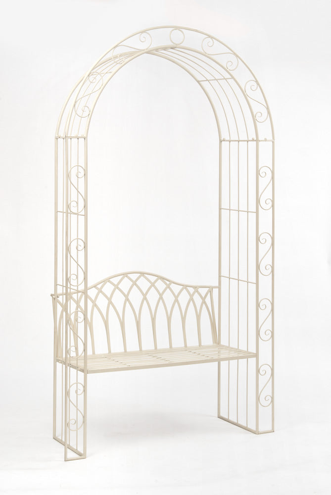 Gloucester 122cm Iron Arch and Bench