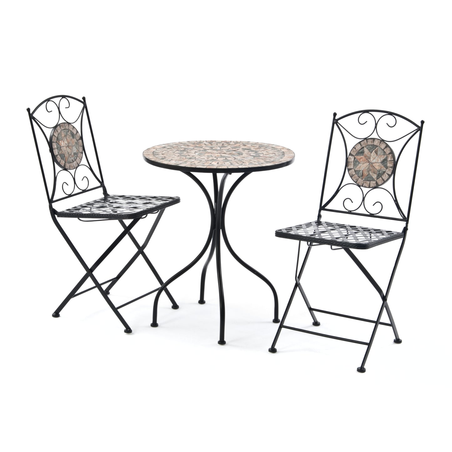 Algiers 60cm Mosaic Bistro Set