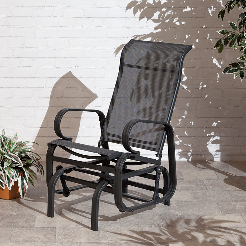 Havana Charcoal Single Seat Glider