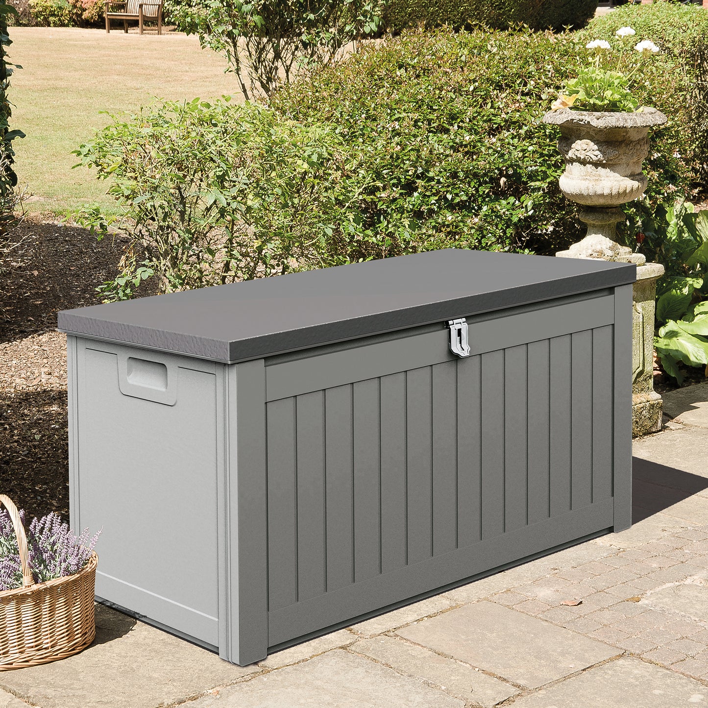 Ontario 190L PP Storage Box with Sliding Lifts
