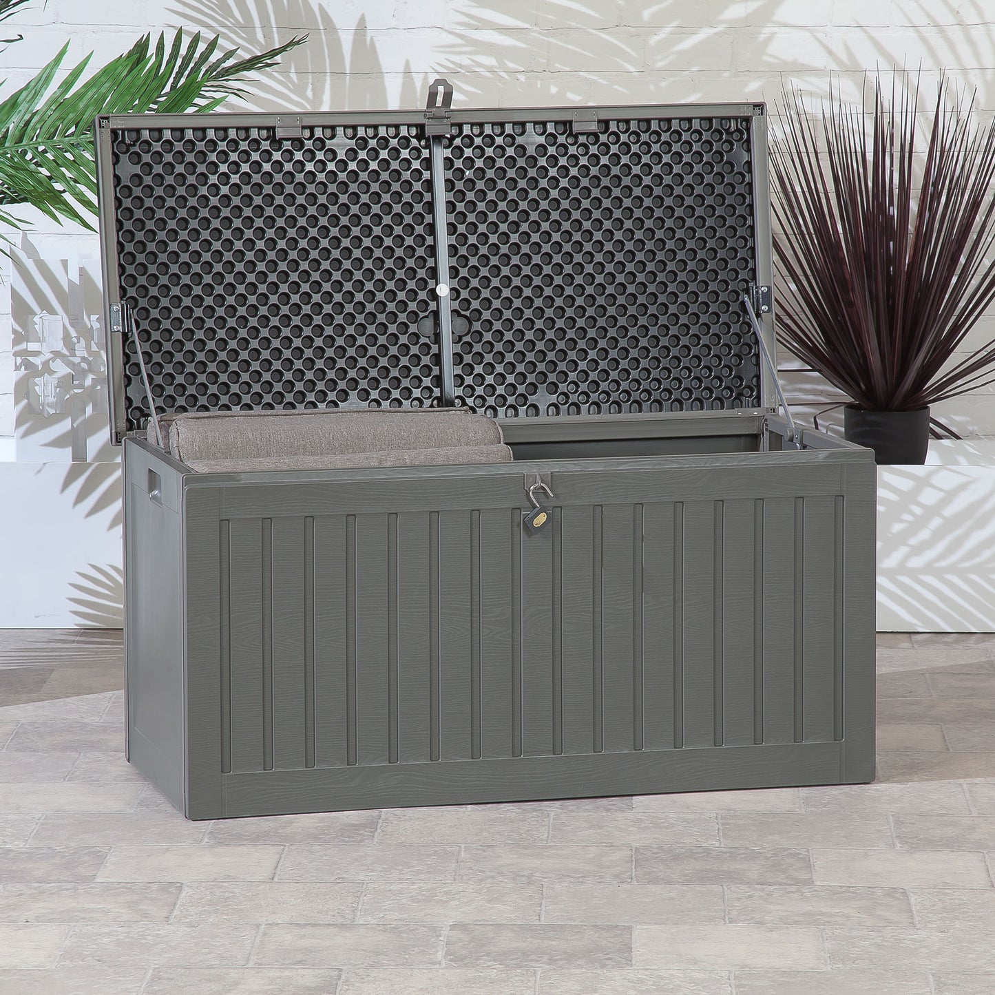 Toronto 270L PP Storage Box w/2 Sliding Lifts