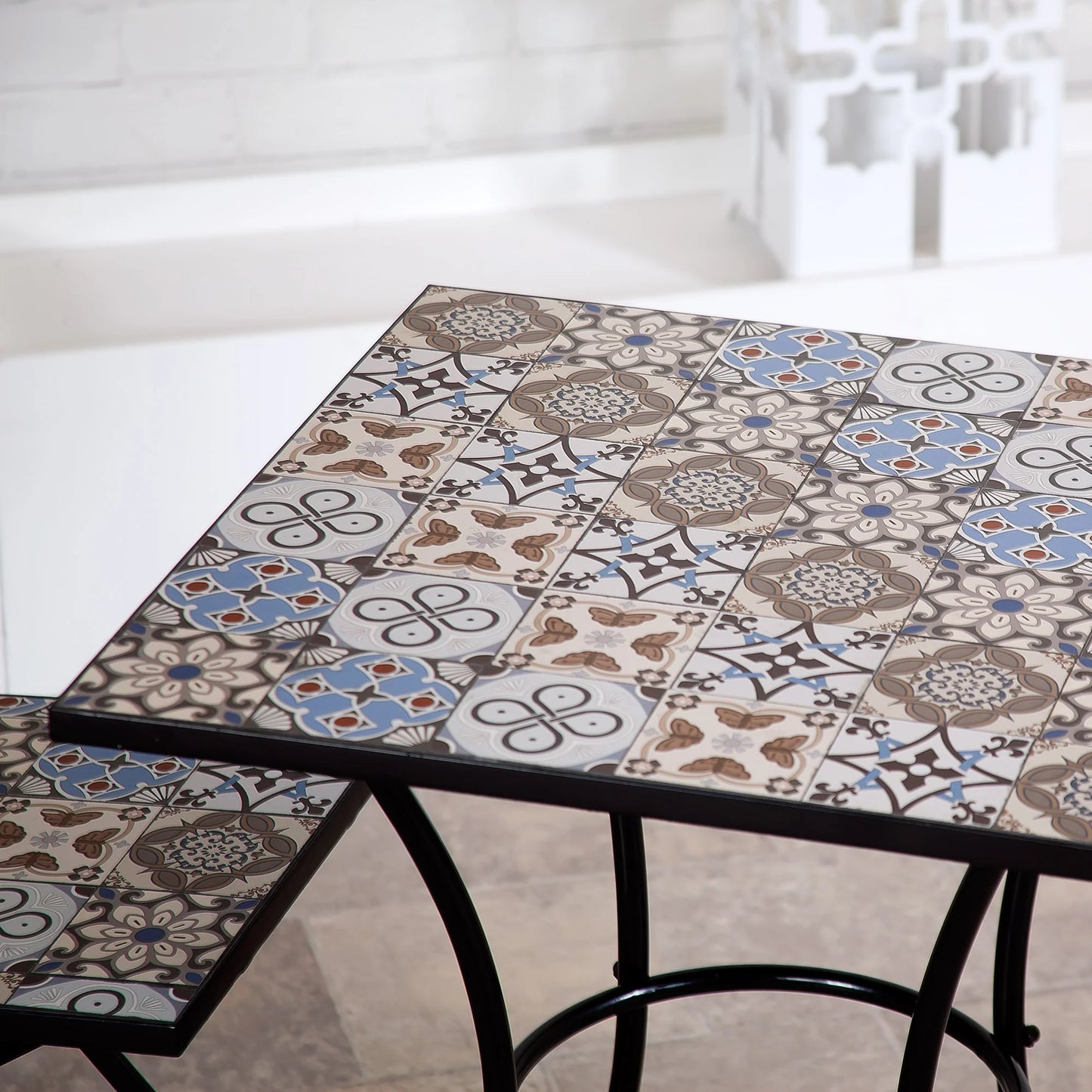 Alexandria 60cm Mosaic Bistro Set