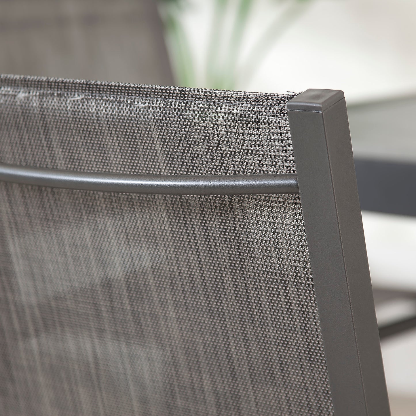 Adrano 4 Seat Stacking Aluminium Dining Set