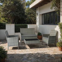 Fiji 4pc Rattan Sofa Set