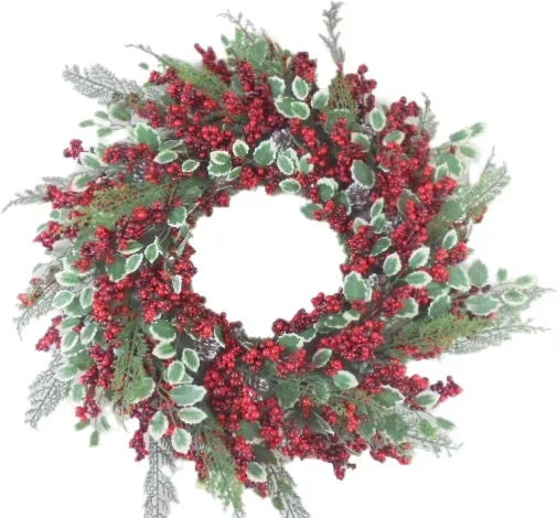 Hollyberry Wreath 55cm