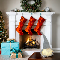 Light-Up LED Christmas Gonk | 47cm Plush Grey Gnome Decoration