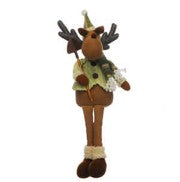 53cm dangly legs plush reindeer with spade