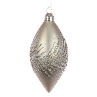 GLASS Tina Finial 12cm Silver