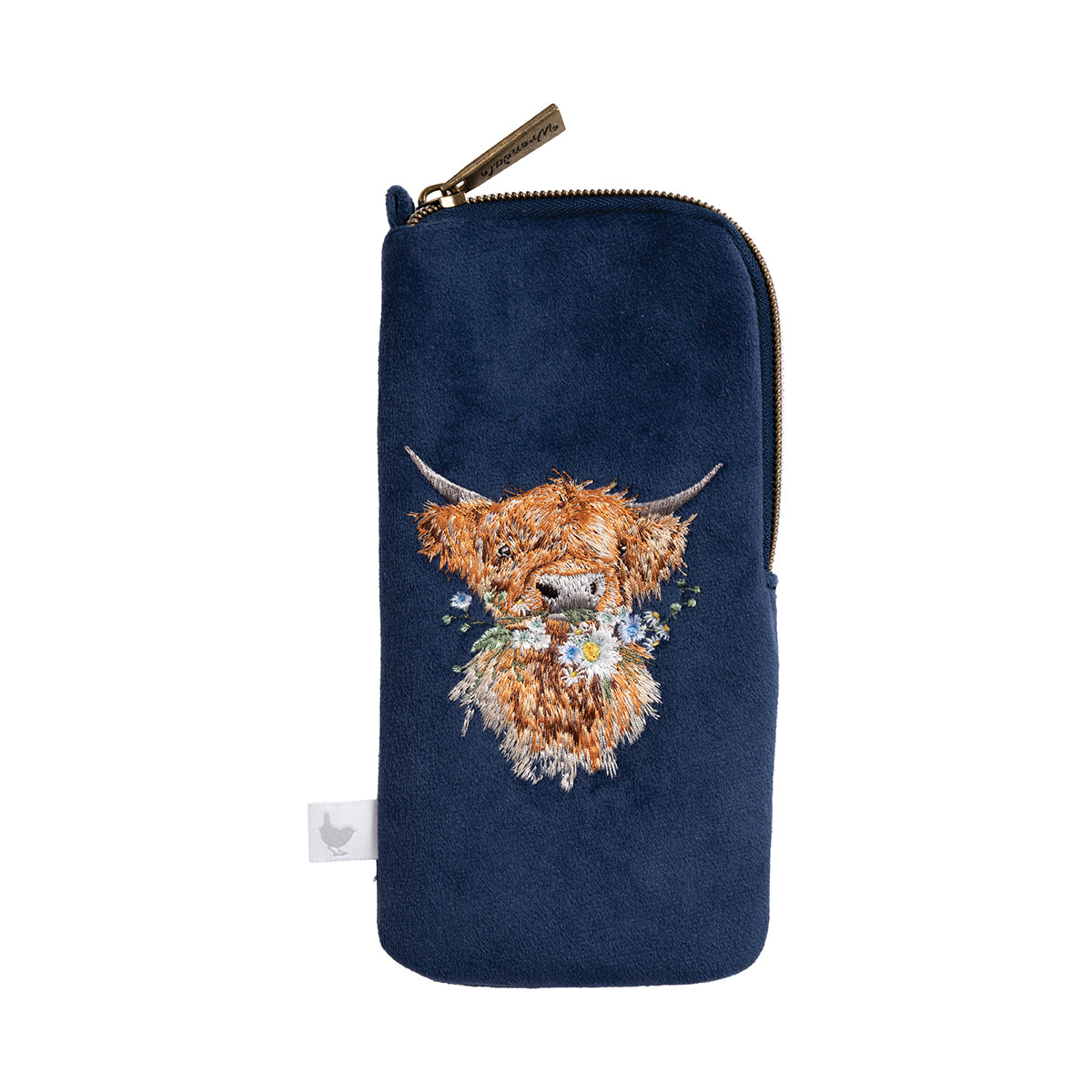 Highland Cow Glasses Pouch Daisy Coo