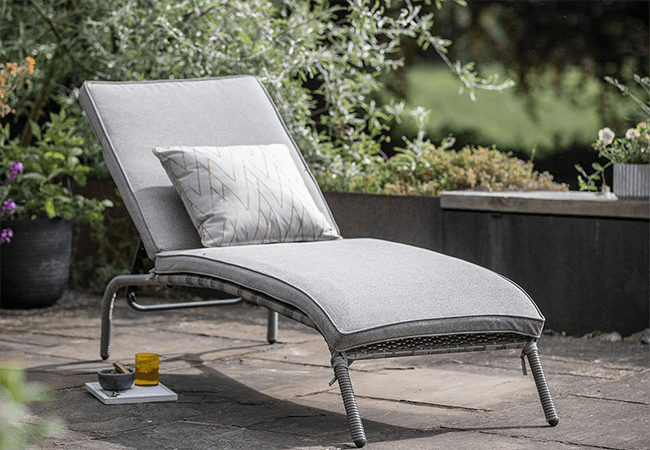 Monaco Stone Sunlounger