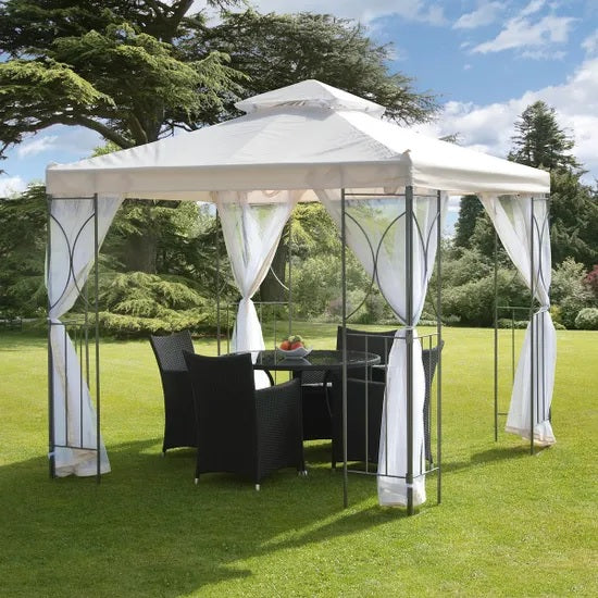 Polenza 2.5m Cream Gazebo