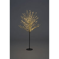 1.5m LED Black Tree | 580 Warm White Micro Dot Lights | Modern Indoor & Outdoor Decoration