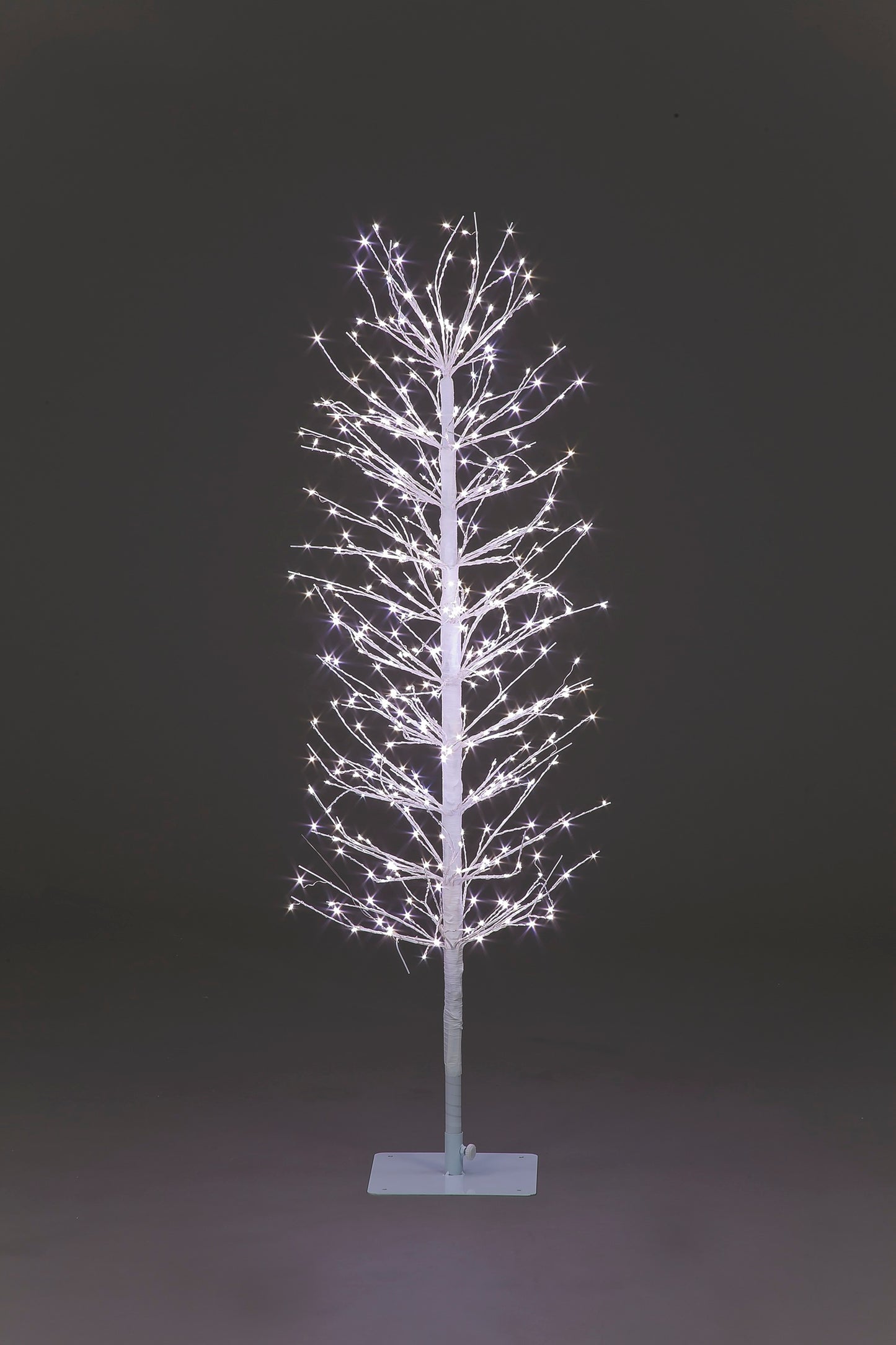 Enchanting 1.2m White Sculpted Christmas Tree | 400 Dual-Colour LEDs