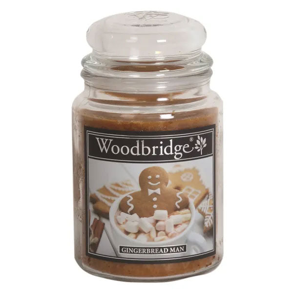 Woodbridge Gingerbread Man Scented Candle Jar
