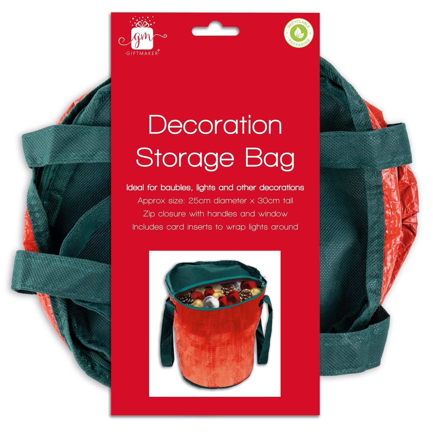 Decorations Storage Bag 25 x 30cm