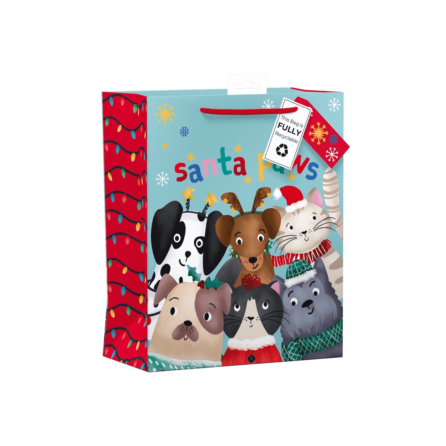 Santa Paws Large Gift Bag