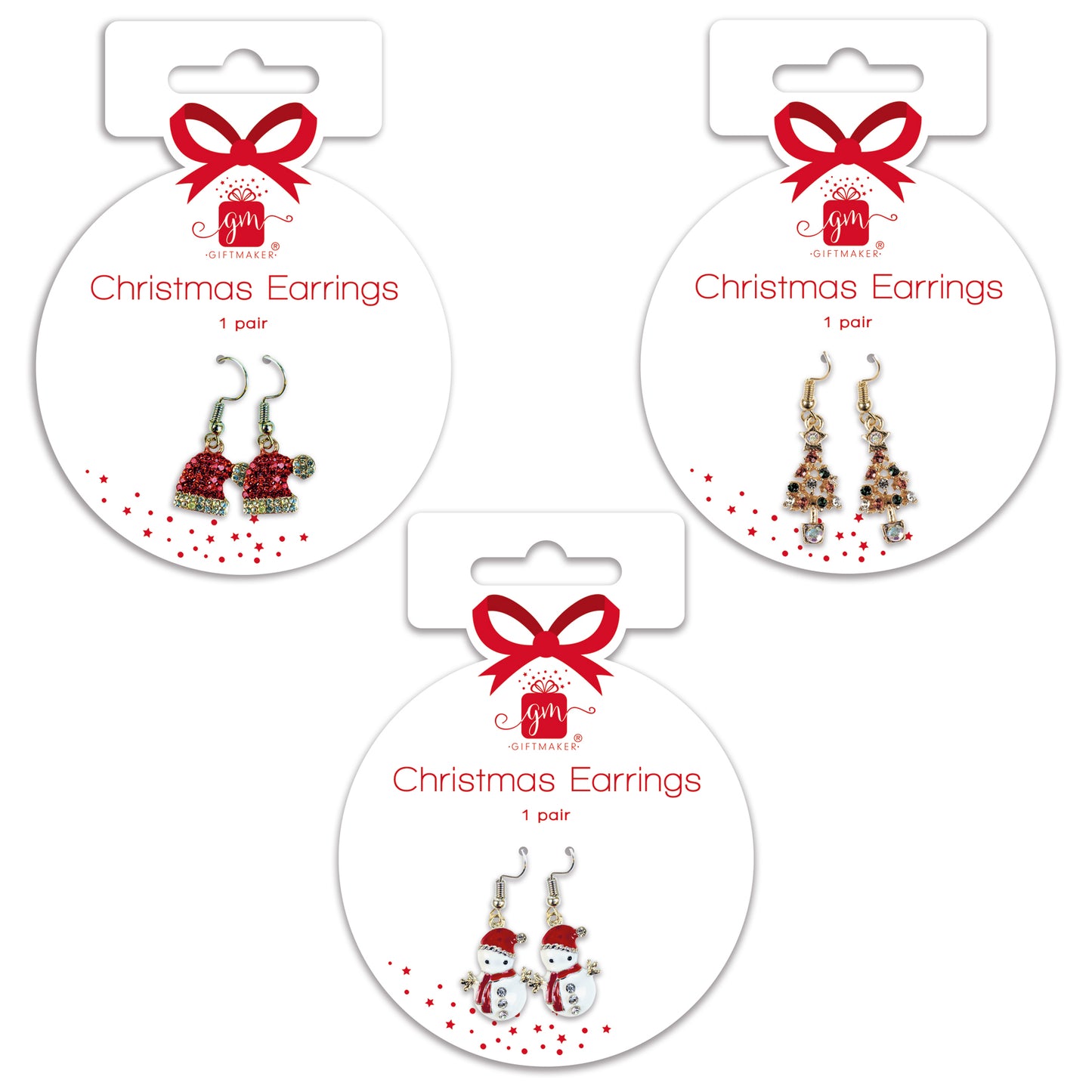 Christmas Dangly Earrings
