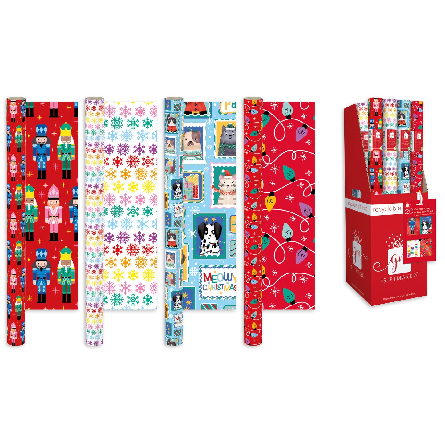 Wrapping Paper 4m x 69cm Cute - 4 Design Options