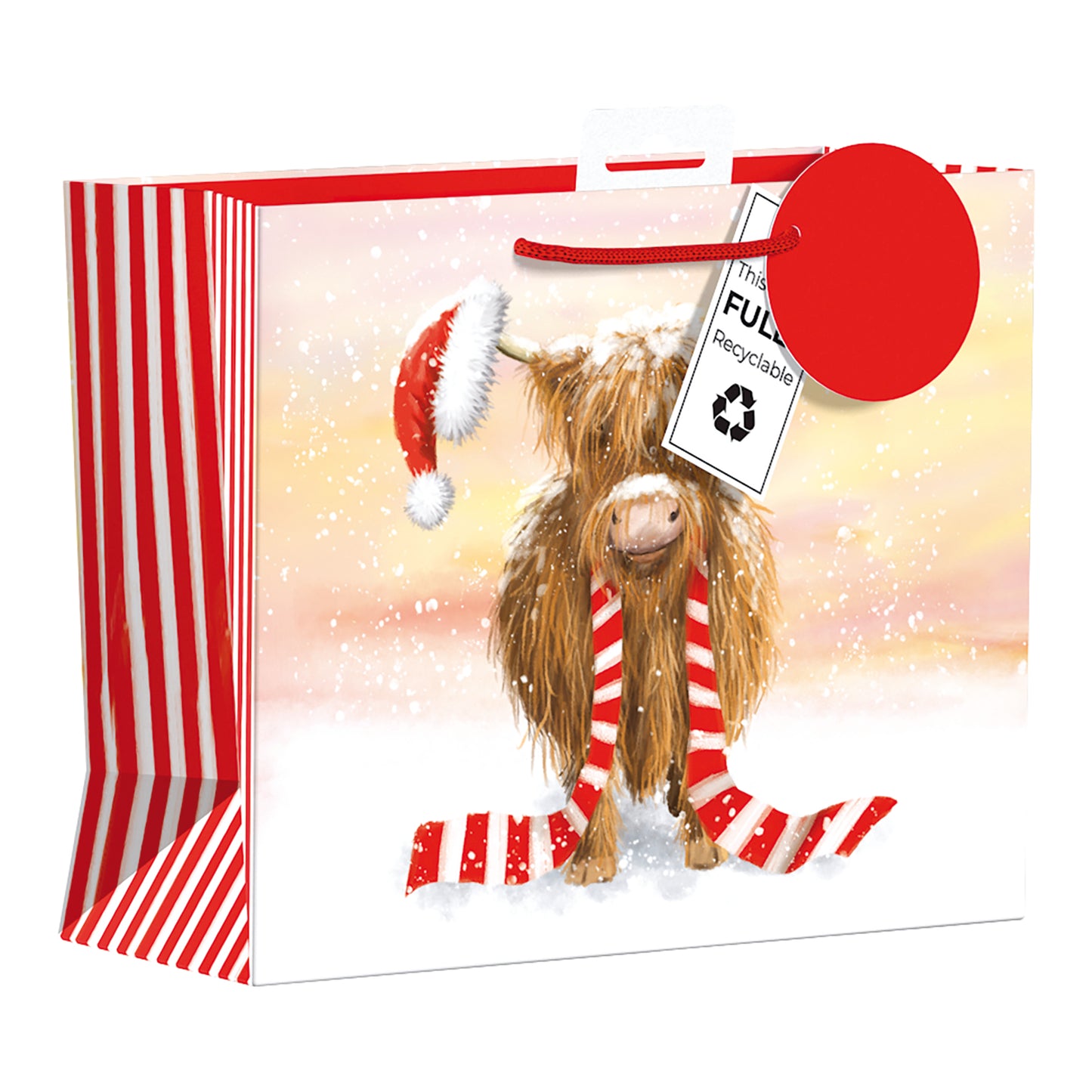 Highland Cow Medium Gift Bag