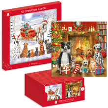 10 Christmas Pets Cards - Incl. 2 Designs