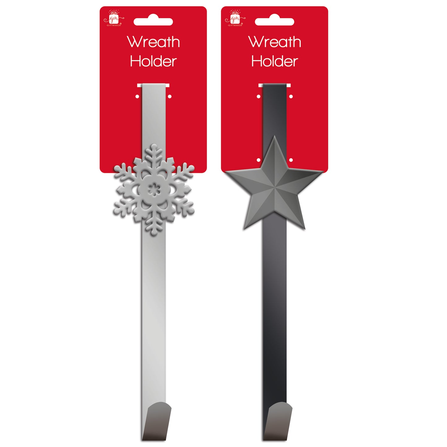 Wreath Hanger Metal 30cm - 2 Designs