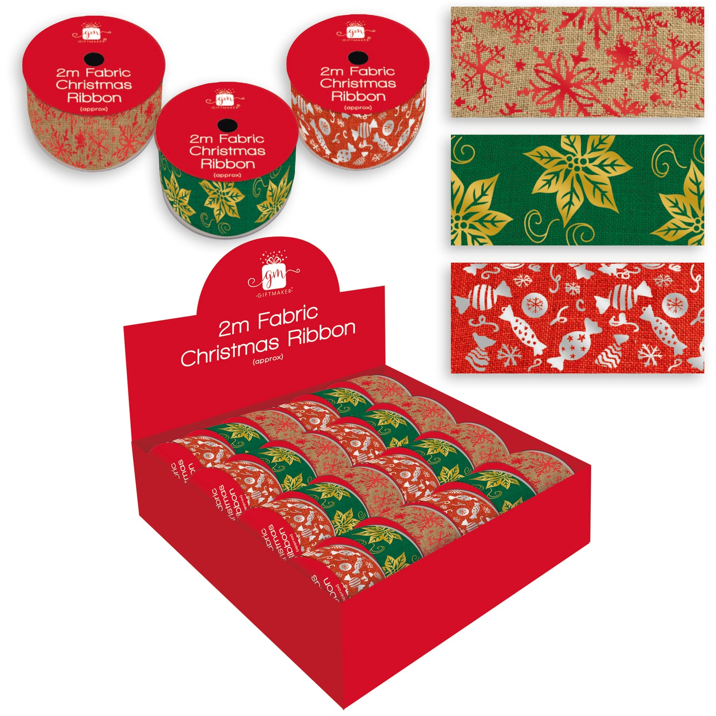 2m Wide Fabric Ribbon