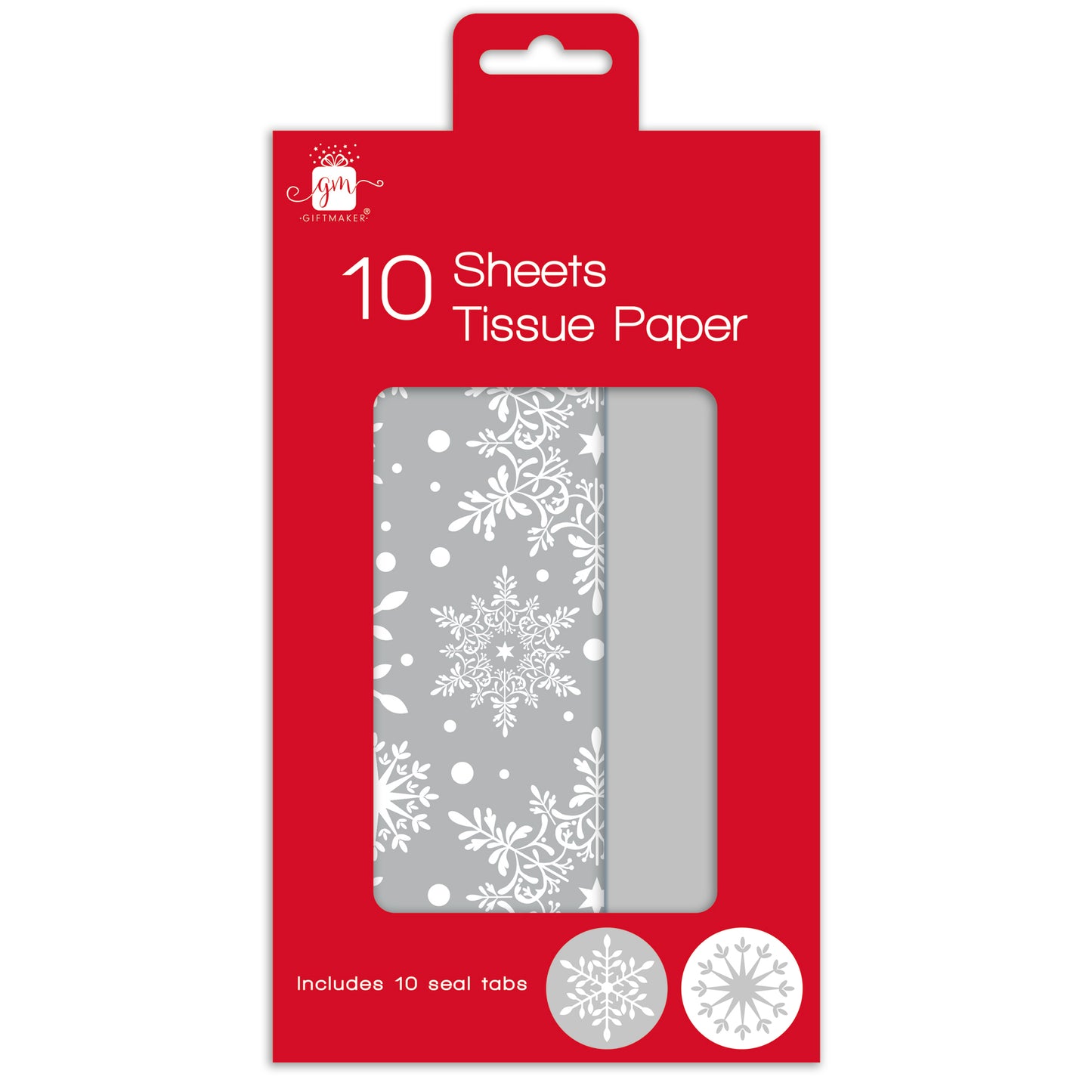 10 Sheets Snowflake Tissue Paper