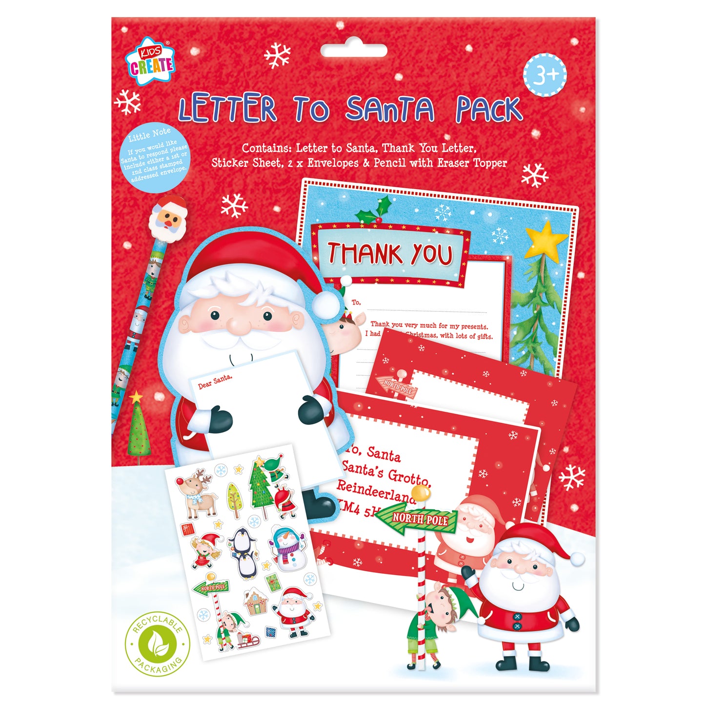 Letter to Santa Pack & Pencil