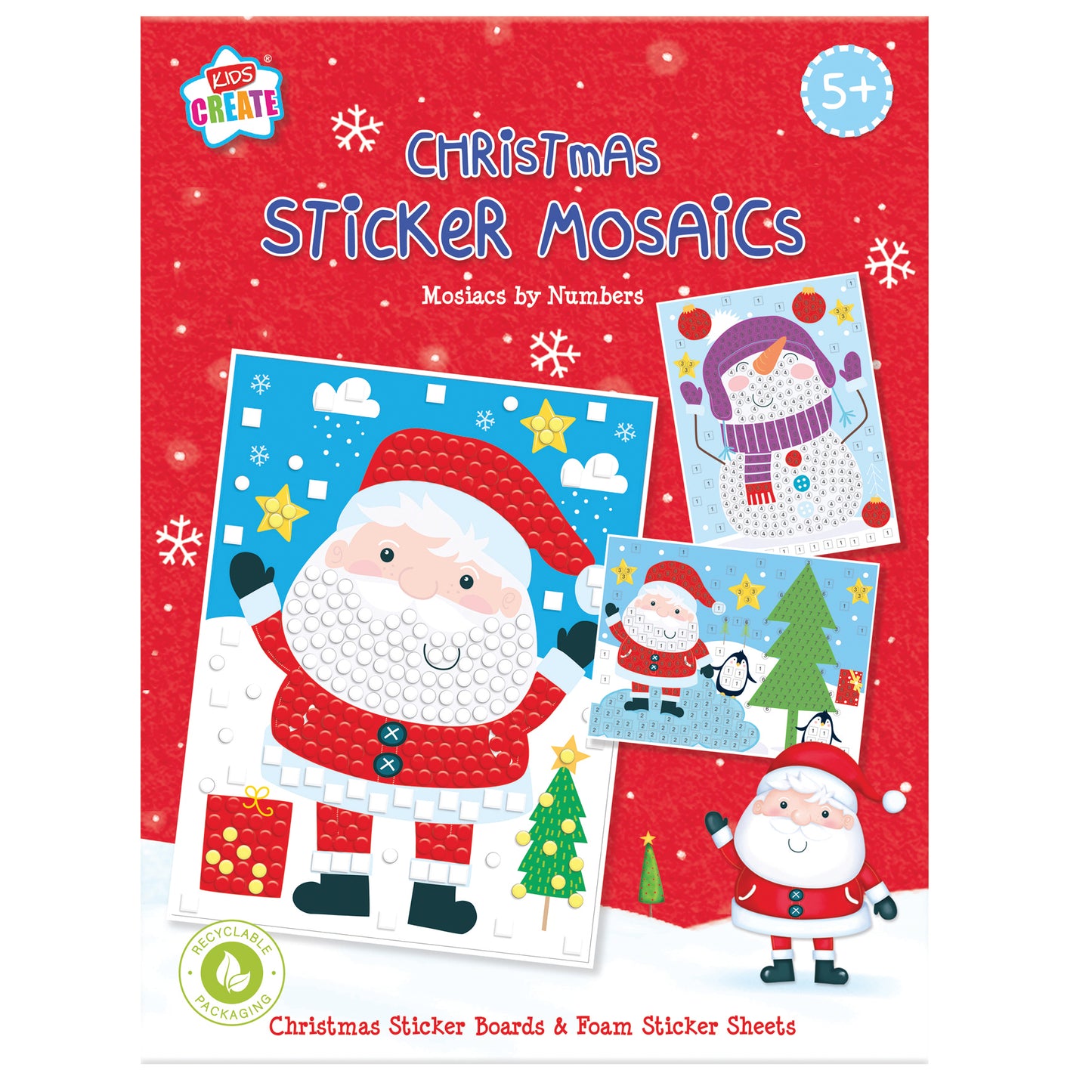 Christmas Sticker Mosaics