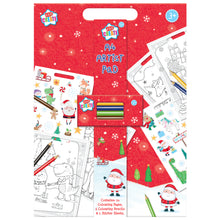 Christmas A4 Artist Pad & Pencils