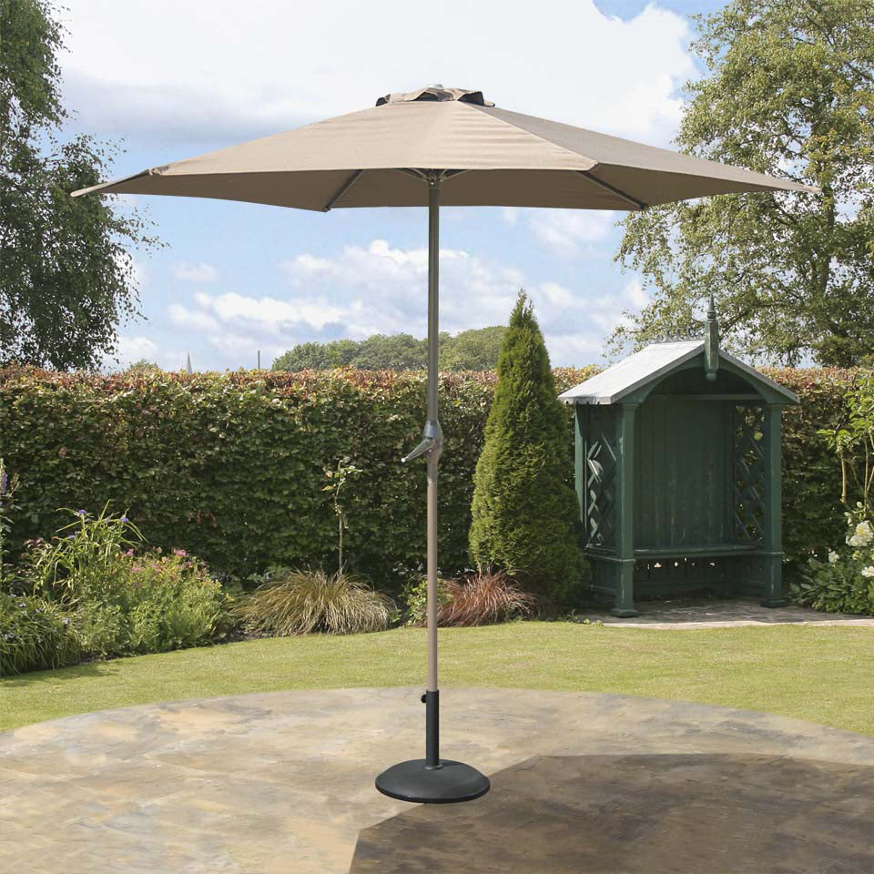 Havana 2.7m Crank Parasol Beige