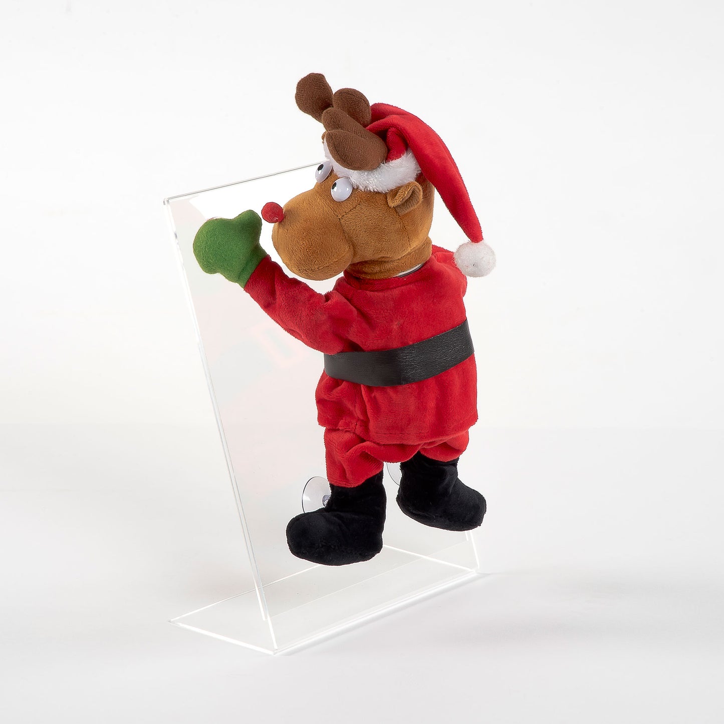 46cm Window Clinging Dancing Reindeer