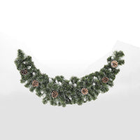 90cm Snow King Fir Christmas Swag with Pinecones