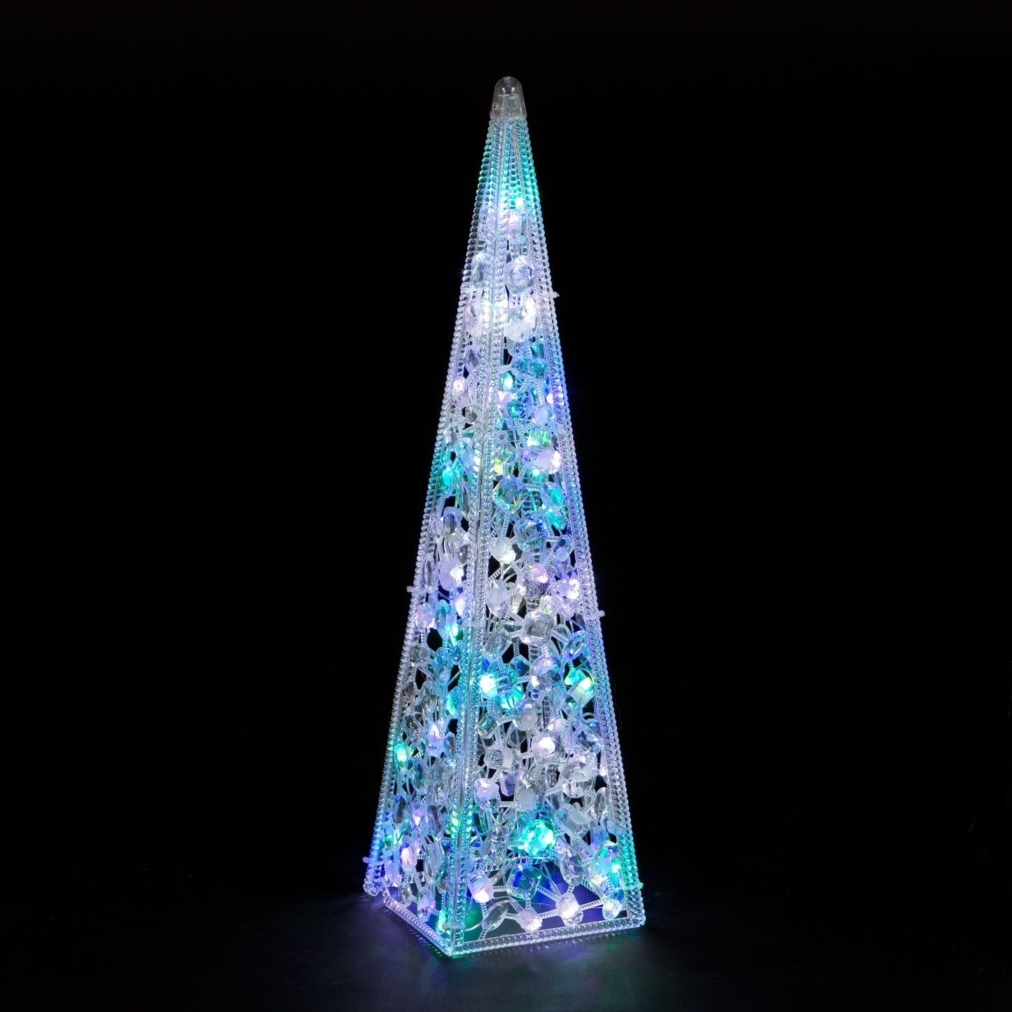 60cm Blue & White Acrylic Tower