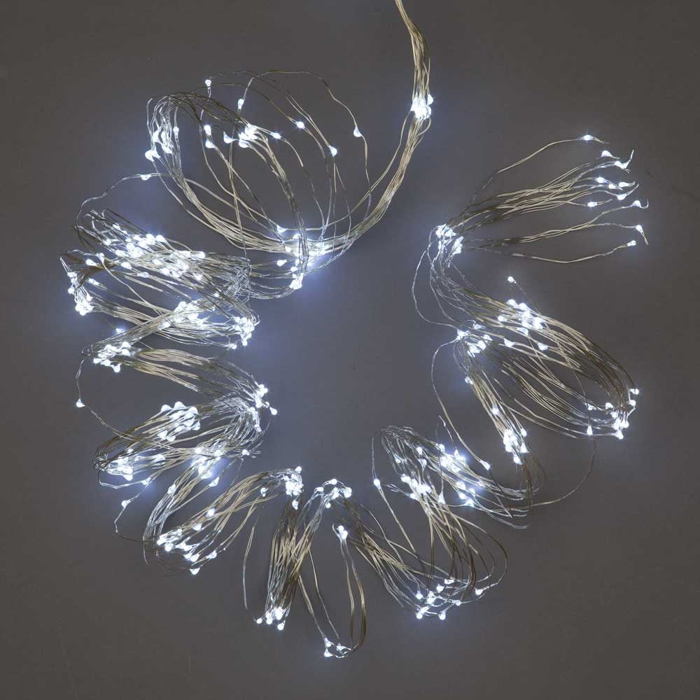 Stargazer Ice White 720 LED Silver Wire Christmas Lights