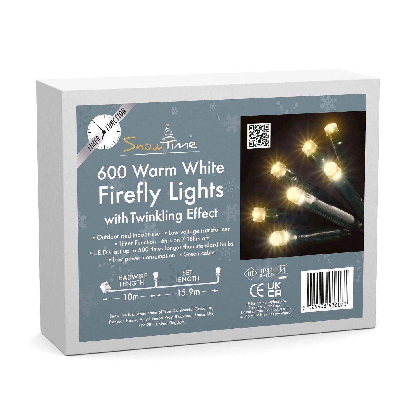 Warm White LED Firefly Lights 600