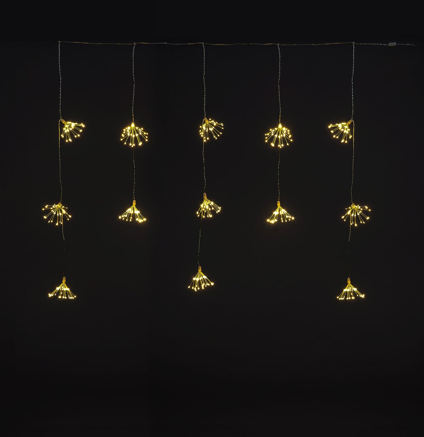 520 Warm White LED Fireworks Ball Curtain Lights