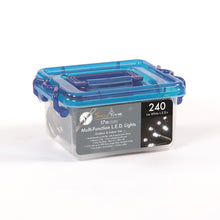 240 Ice White LED Multi-Function String Lights with Timer - 17m