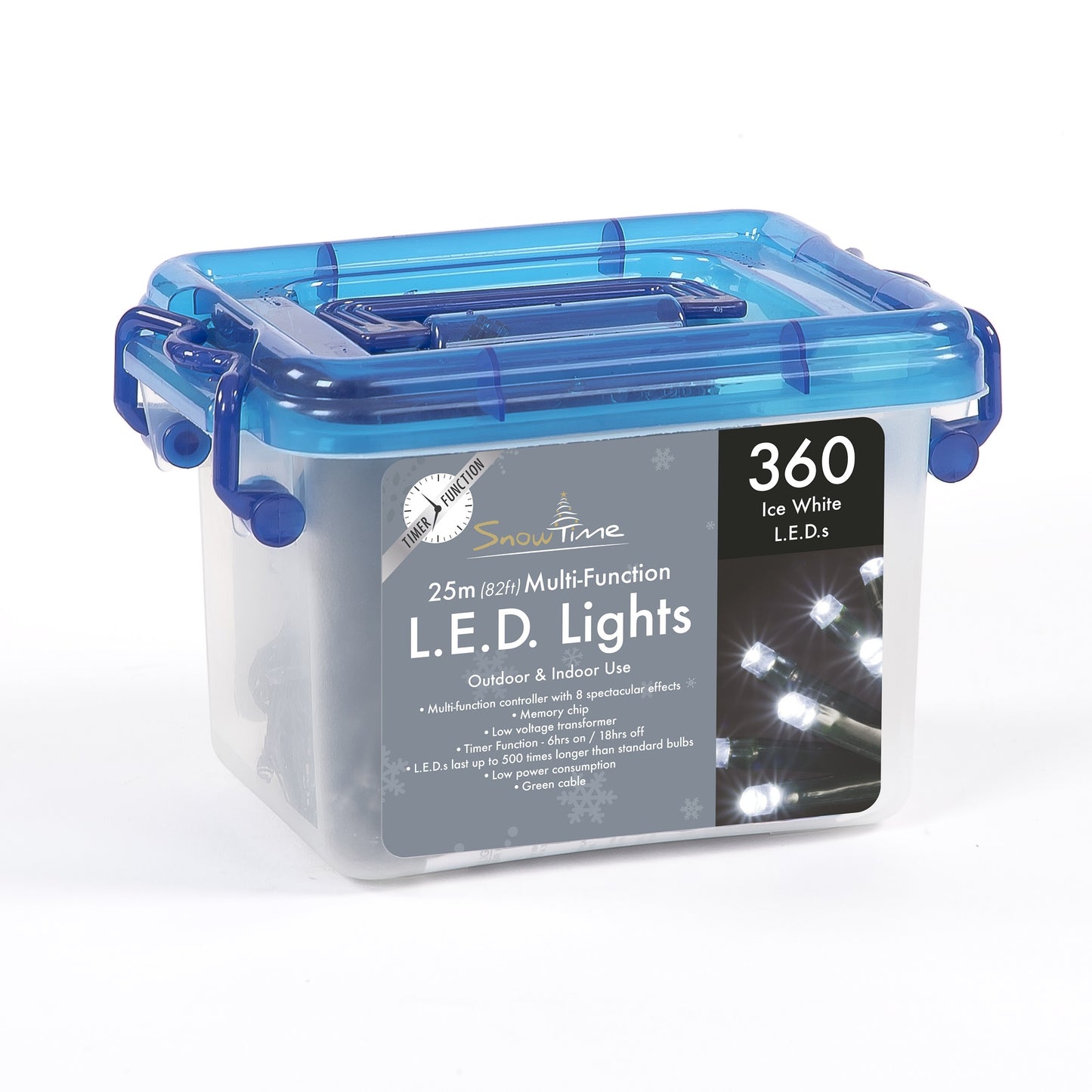 360 Blue LED Multi-function Lights With Timer