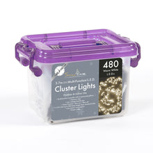 480 Warm White LED Cluster Christmas Tree Lights With Timer