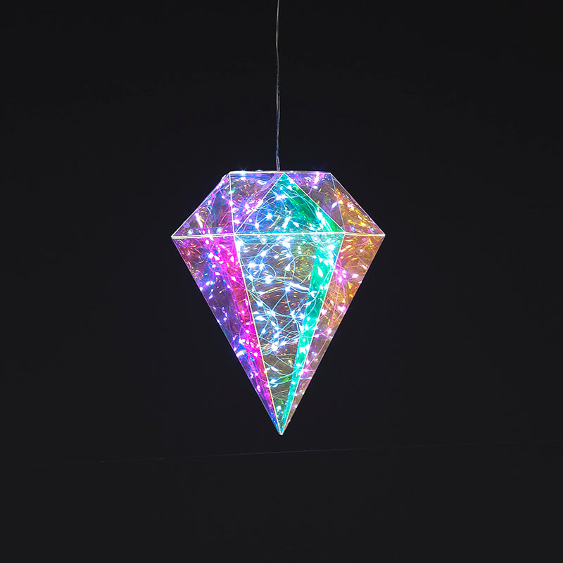 Battery Operated 30cm Dream Hanging Diamond Hanging Christmas Light
