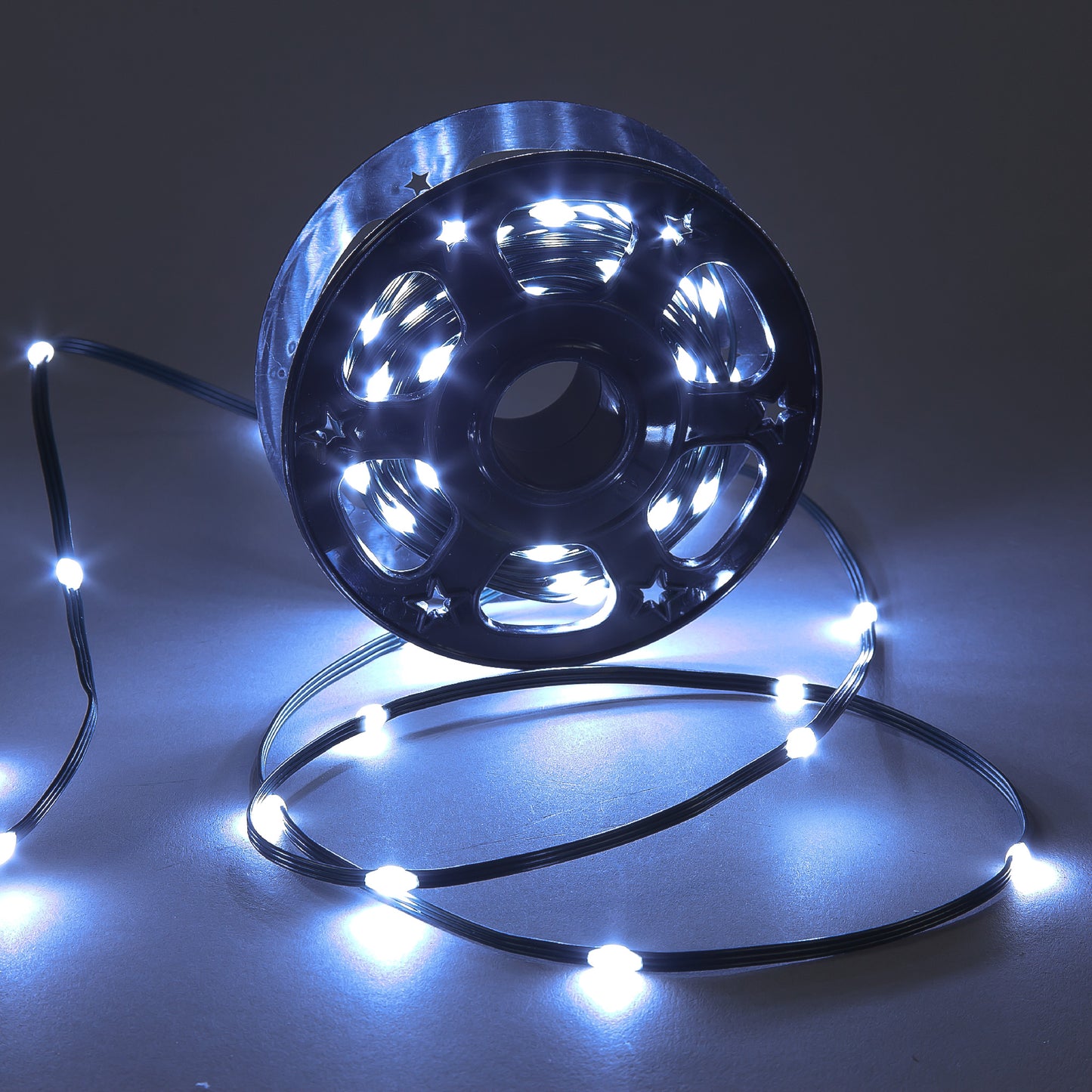 200 IW LED Copper Wire PVC Sleeved Lights On Reel Christmas Lights