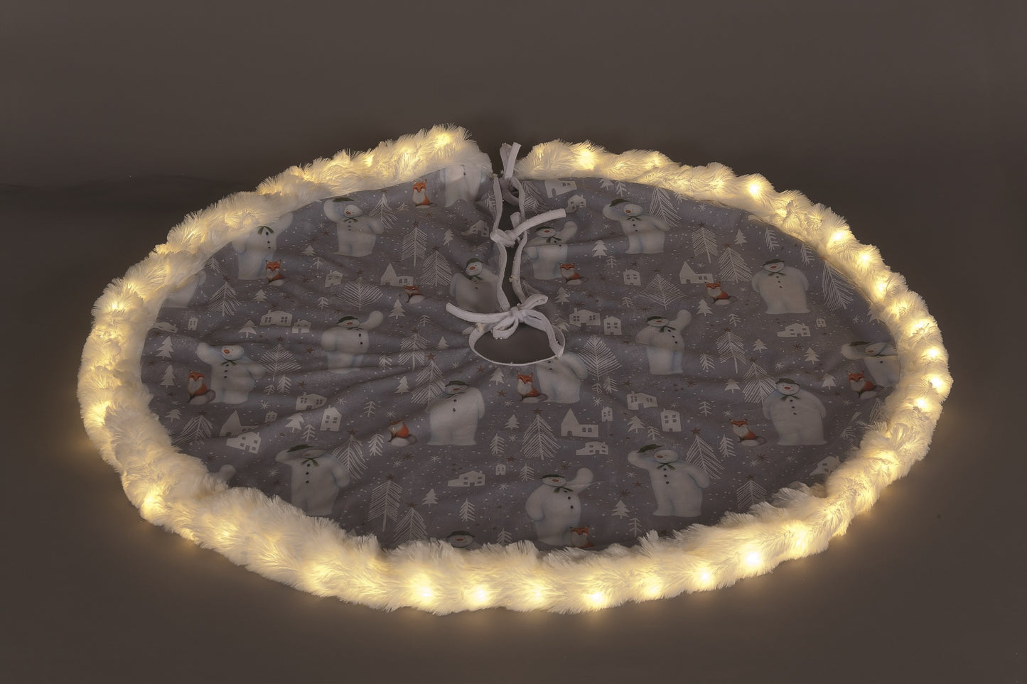 90cm Snowman LED Tree Skirt