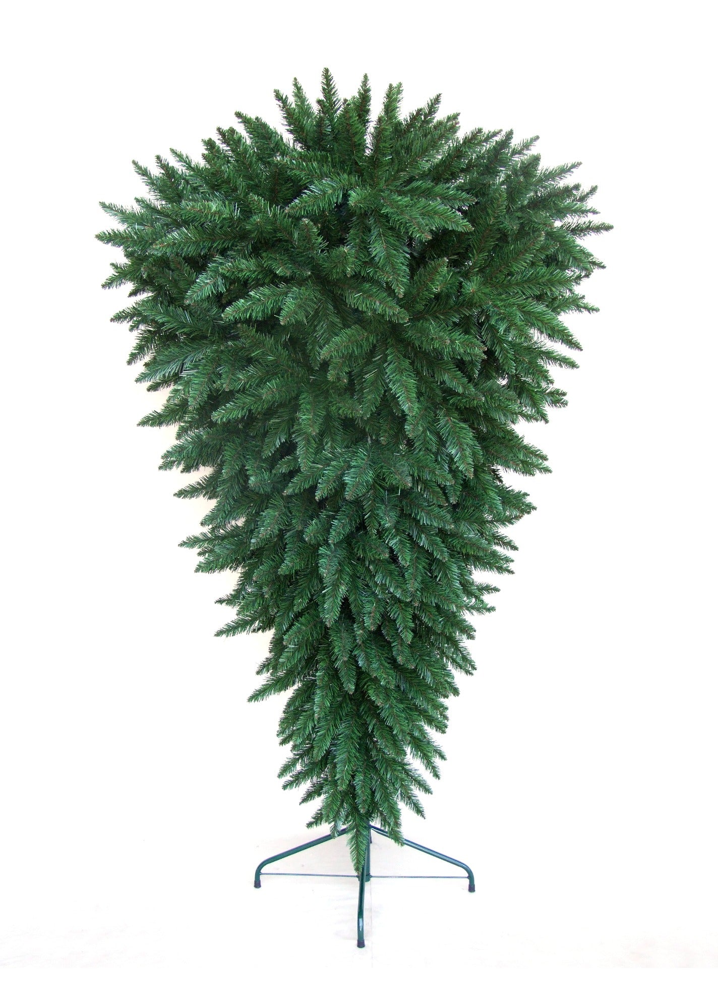 6ft Upside-Down Green Artificial Christmas Tree (180cm)