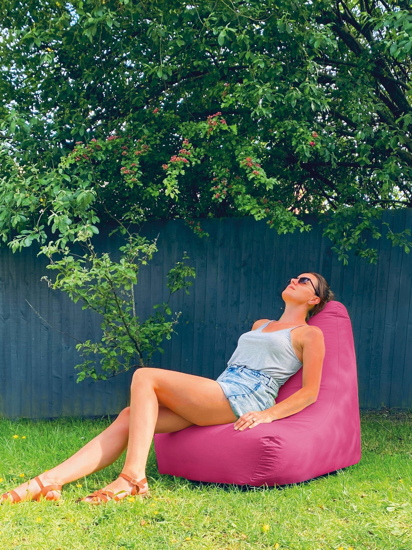 Outdoor Beanbag Chair Pink