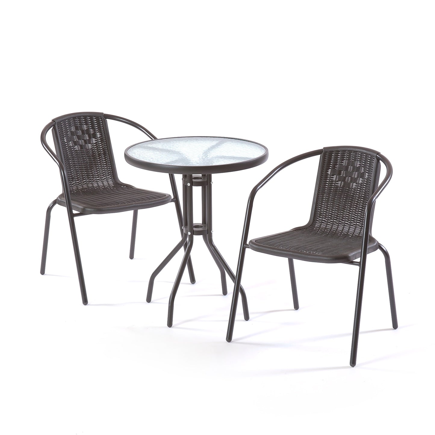 Littlerock Glass Top Bistro Set