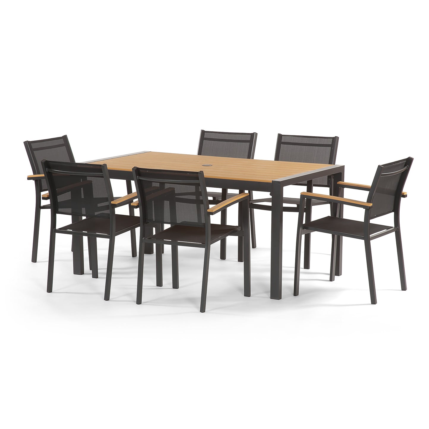 Venice 160cm Dining Collection with Stacking Chairs