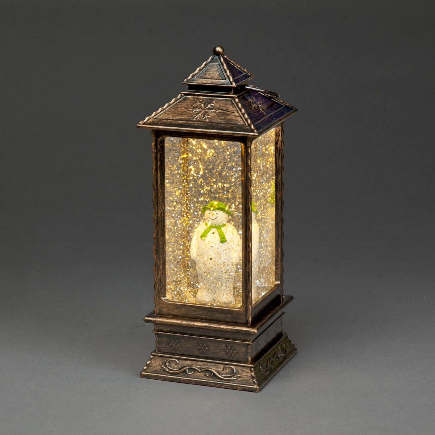 28cm Christmas Snowman Copper Water Lantern